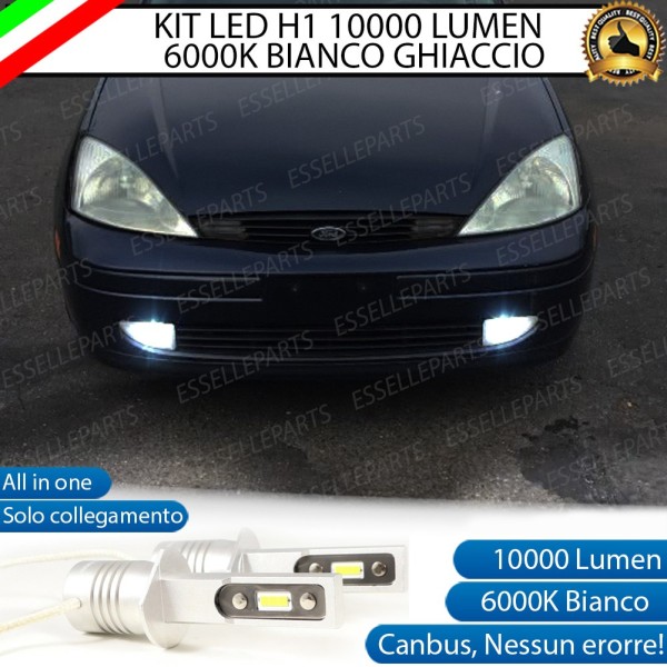 Kit Full LED Fendinebbia H1 10000 Lumen 6000K bianco FORD FOCUS PRIMA DEL 2001