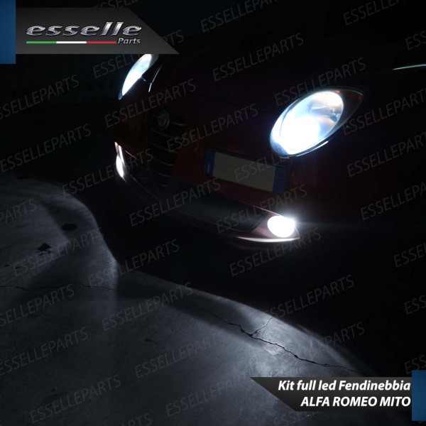 Kit Full LED Fendinebbia H1 10000 LUMEN 6000K bianco ALFA ROMEO MITO pre-restyling