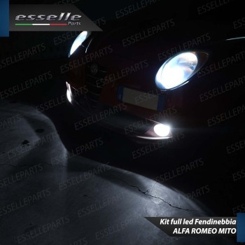 Kit Full LED Fendinebbia H1 10000 LUMEN 6000K bianco ALFA ROMEO MITO pre-restyling