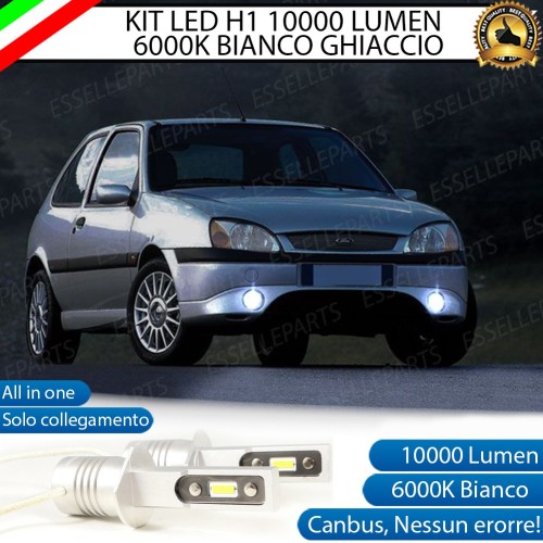 Kit Full LED Fendinebbia H1 10000 Lumen 6000K bianco FORD FIESTA MK4