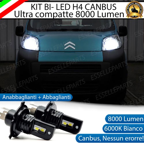 Kit LED H4 CANBUS CANBUS 8000 Lumen 6000K Per CITROEN NEMO