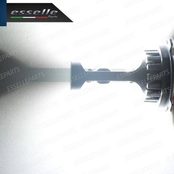 Kit Full LED H4 CANBUS 8000 Lumen 6000K Bianco Ghiaccio Per FIAT QUBO