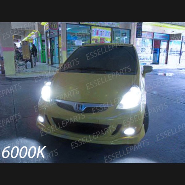 Kit Full LED H4 CANBUS 8000 Lumen 6000K Bianco Ghiaccio Per HONDA JAZZ