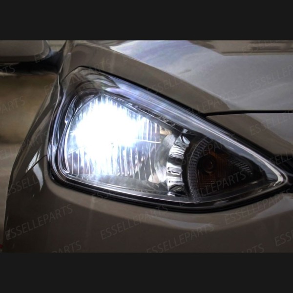 Kit Full LED H4 8000 Lumen 6000K Bianco Ghiaccio Per HYUNDAI I10 MK2