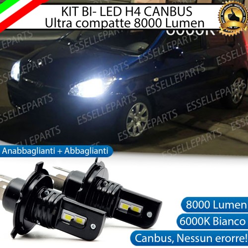 Kit Full LED H4 CANBUS CANBUS 8000 Lumen 6000K Bianco Per HYUNDAI GETZ