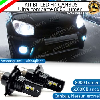 Kit Full LED H4 8000 Lumen 6000K Bianco Ghiaccio Per TOYOTA RAV4 MK2 Kit Full LED H4 8000 Lumen 6000K Bianco Ghiaccio Per TOYOTA RAV4 MK2