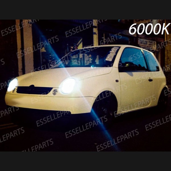 Kit Full LED H4 8000 Lumen 6000K Bianco Ghiaccio Per Volkswagen LUPO