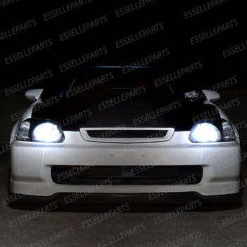 Kit Full LED H4 8000 Lumen 6000K Bianco Ghiaccio Per HONDA CIVIC MK6 Kit Full LED H4 8000 Lumen 6000K Bianco Ghiaccio Per HONDA CIVIC MK6