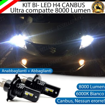 Kit Full LED H4 8000 Lumen 6000K Bianco Ghiaccio Per SUZUKI BALENO