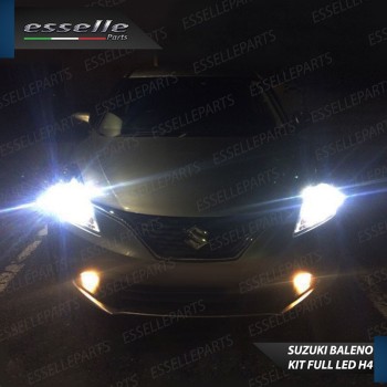 Kit Full LED H4 8000 Lumen 6000K Bianco Ghiaccio Per SUZUKI BALENO