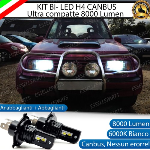 Kit Full LED H4 8000 Lumen 6000K Bianco SUZUKI GRAN VITARA I / VITARA MK1