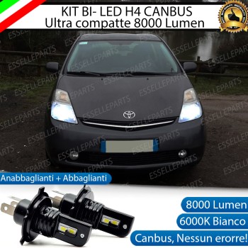 Kit Full LED H4 8000 Lumen 6000K Bianco Ghiaccio Per TOYOTA PRIUS MK2