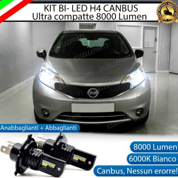 Kit Full LED H4 8000 Lumen 6000K Bianco Ghiaccio Per NISSAN NOTE MK2 Kit Full LED H4 8000 Lumen 6000K Bianco Ghiaccio Per NISSAN NOTE MK2