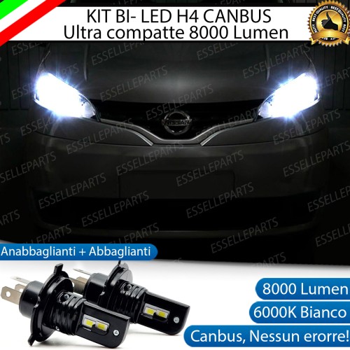 Kit LED H4 CANBUS CANBUS 8000 Lumen 6000K Per NISSAN NV200