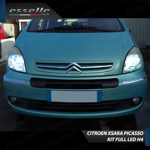 Kit Full LED H4 8000 Lumen 6000K Bianco Per CITROEN XSARA PICASSO