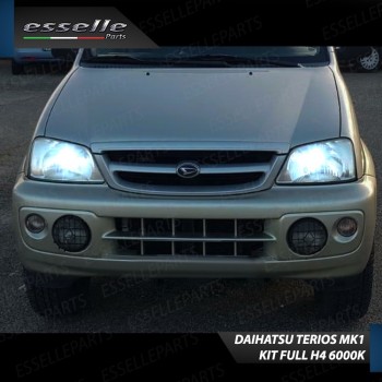 Kit Full LED H4 8000 Lumen 6000K Bianco Ghiaccio Per DAIHATSU TERIOS