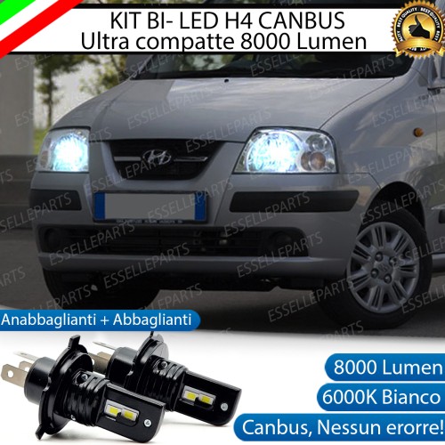 Kit LED H4 CANBUS CANBUS 8000 Lumen 6000K Per Hyundai Atos