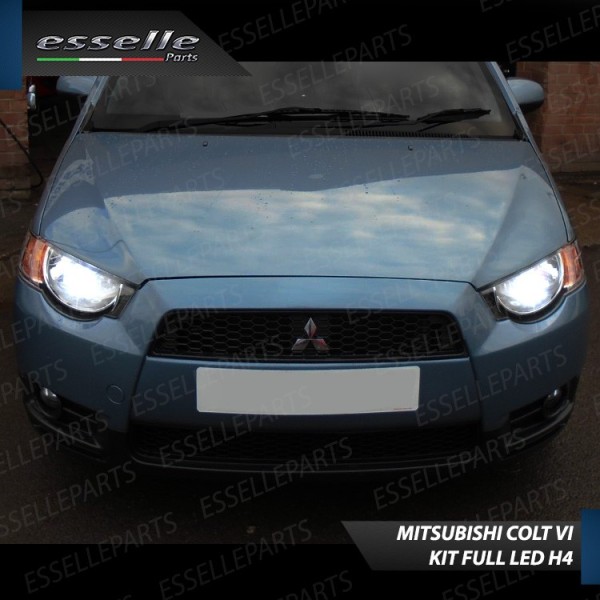 Kit Full LED H4 CANBUS 8000 Lumen 6000K Bianco Per MITSUBISHI COLT MK7