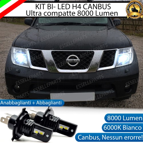Kit Full LED H4 8000 Lumen 6000K Bianco Per NISSAN PATHFINDER R51