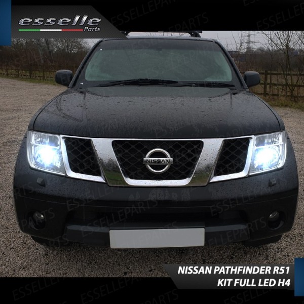 Kit Full LED H4 8000 Lumen 6000K Bianco Per NISSAN PATHFINDER R51