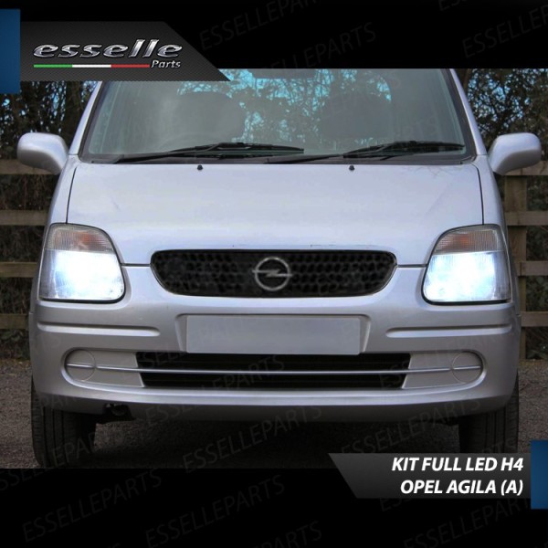 Kit Full LED H4 CANBUS CANBUS 8000 Lumen 6000K Bianco Per OPEL AGILA A