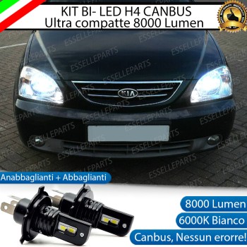 Kit LED H4 CANBUS CANBUS 8000 Lumen 6000K Per KIA CARENS 2