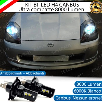 Kit Full LED H4 8000 Lumen 6000K Bianco Ghiaccio Per TOYOTA MR2 MK3