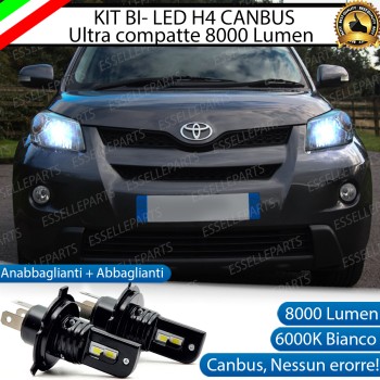 Kit Full LED H4 8000 Lumen 6000K Bianco Ghiaccio Per URBAN CRUISER