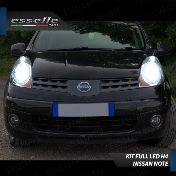 Kit LED H4 CANBUS 8000 Lumen 6000K Ghiaccio Per NISSAN NOTE