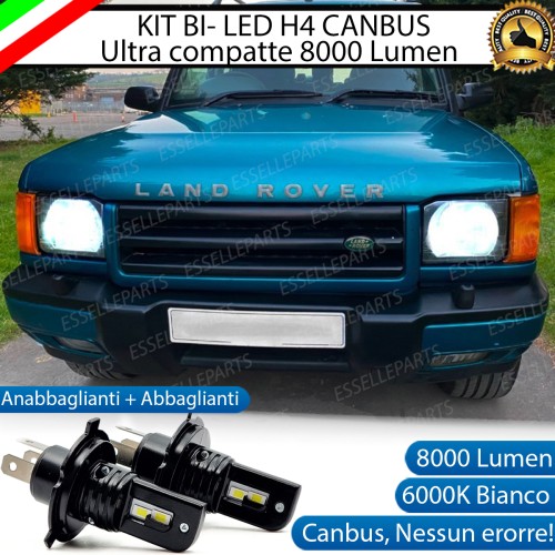 Kit Full LED H4 8000 Lumen 6000K Bianco Per Land Rover Discovery MK2
