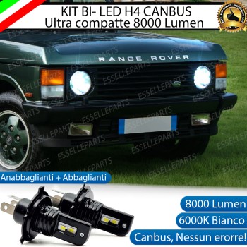 Kit Full LED H4 CANBUS CANBUS 8000 Lumen 6000K Bianco Per Range Rover