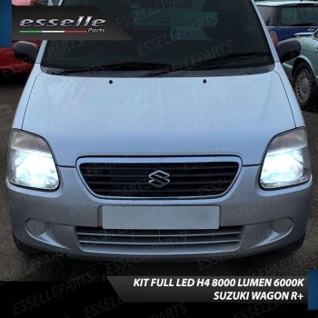 Kit Full LED H4 8000 Lumen 6000K Bianco Ghiaccio Per Suzuki Wagon R+