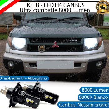 Kit Full LED H4 8000 Lumen 6000K Bianco Per MITSUBISHI PAJERO PININ Kit Full LED H4 8000 Lumen 6000K Bianco Per MITSUBISHI PAJERO PININ