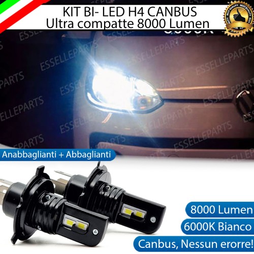 Kit Full LED H4 Per Volkswagen Up Fino al 2016 8000 Lumen Luce Bianca
