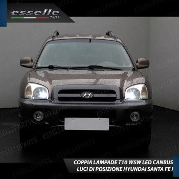 Conversione Fari Full LED 8000 Lumen 6000K Bianco Hyundai Santa Fe