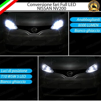 Conversione Fari Full LED 8000 Lumen 6000K Bianco Nissan NV200