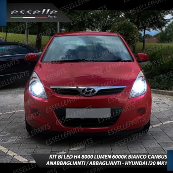 Conversione Fari Full LED 8000 Lumen 6000K Bianco Ghiaccio Hyundai I20 Conversione Fari Full LED 8000 Lumen 6000K Bianco Ghiaccio Hyundai I20