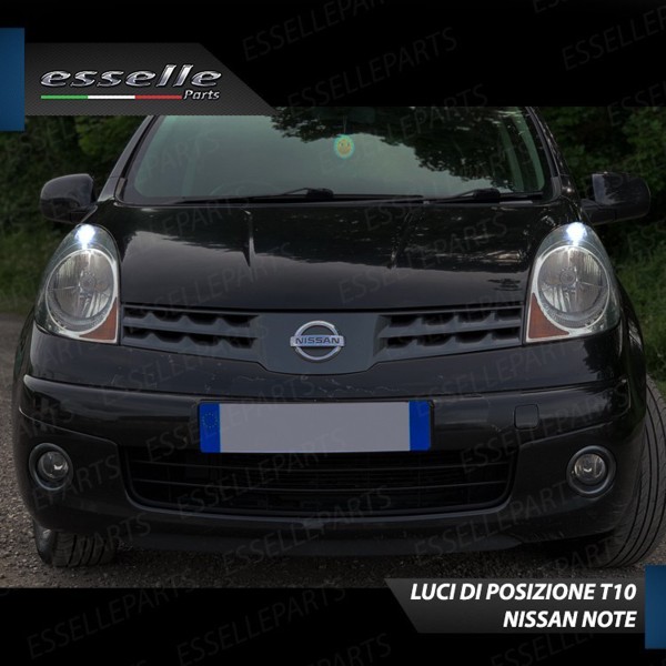 Lampade LED H4 + T10 per Ghiaccio Nissan Note Canbus 6000K