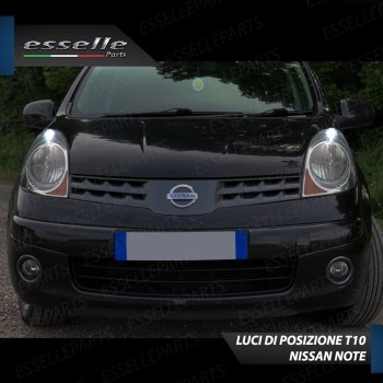 Lampade LED H4 + T10 per Ghiaccio Nissan Note Canbus 6000K