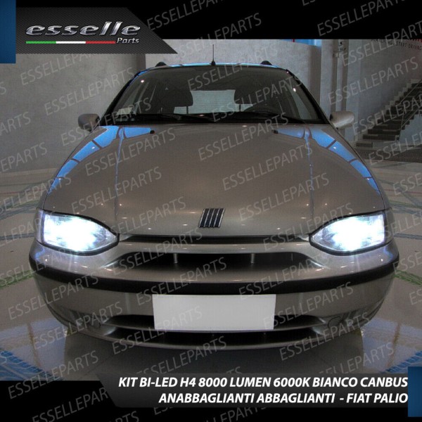 Kit Full LED H4 8000 Lumen 6000K Bianco Fiat Palio