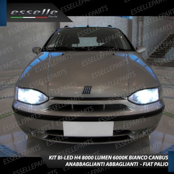 Kit Full LED H4 8000 Lumen 6000K Bianco Fiat Palio