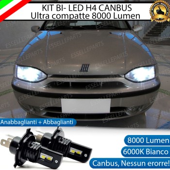 Kit Full LED H4 8000 Lumen 6000K Bianco Fiat Palio