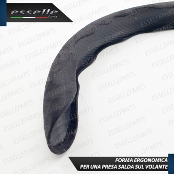 Cover per Volante Effetto Scamosciato Nero Antiscivolo per Auto Cover per Volante Effetto Scamosciato Nero Antiscivolo per Auto
