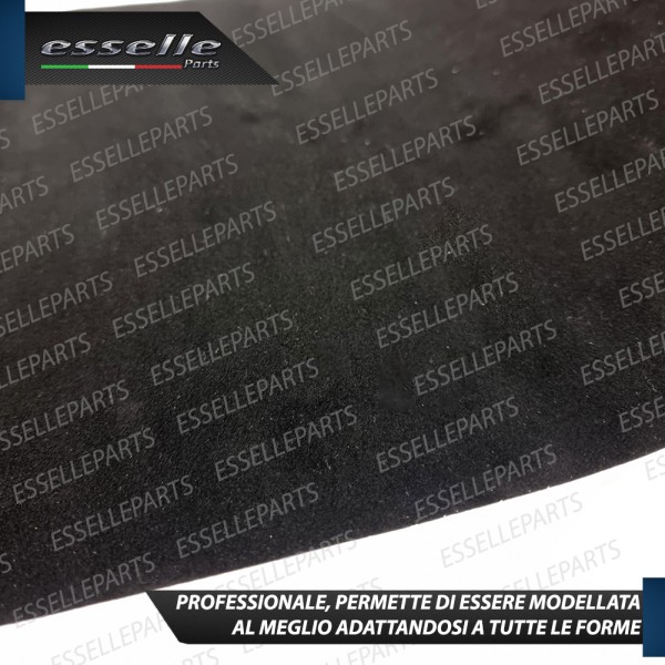 Pellicola Effetto Scamosciato Nero adesiva Professionale per Interni Auto