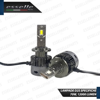 Coppia Lampade D2S Led Da Xenon a LED 12000 Lumen 6000K RENAULT CLIO 2 RESTYLING