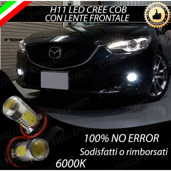 Luci Fendinebbia H11 LED COB 900 LUMEN Mazda 6 III