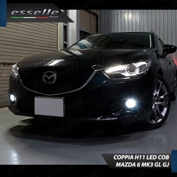 Luci Fendinebbia H11 LED COB 900 LUMEN Mazda 6 III