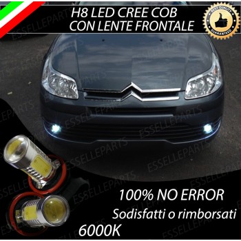 Luci Fendinebbia H11 LED COB 900 LUMEN CITROEN C4 I
