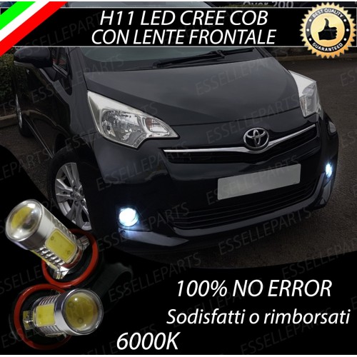 Luci Fendinebbia H11 LED COB 900 LUMEN Toyota Verso S