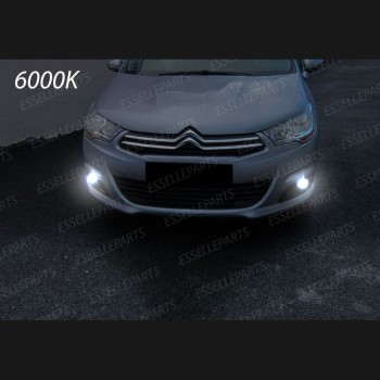 Luci Fendinebbia H11 LED 900 Lumen 6000K bianco CITROEN C4 MK2